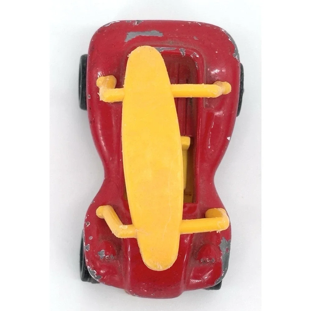 Vintage Aviva Peanuts Snoopy C14 Sky Buggy Red Yellow Hong Kong Diecast